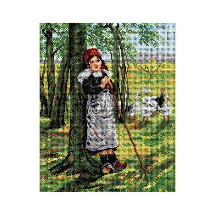 Orchidea Baskılı Goblen Kaz Çobanı 2083 40*50 cm