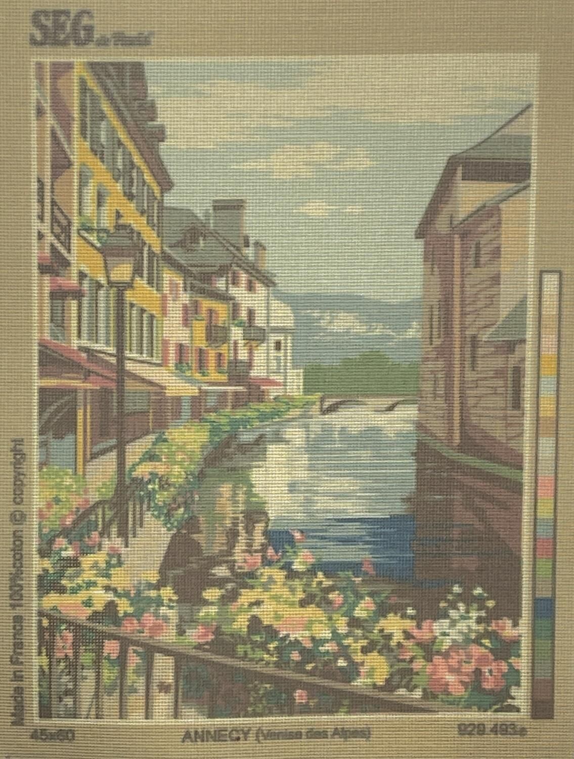 Seg Baskılı Goblen 929 493 Annecy 45x60cm Tablo Pano Sadece Goblen Kumaşı B KALİTE