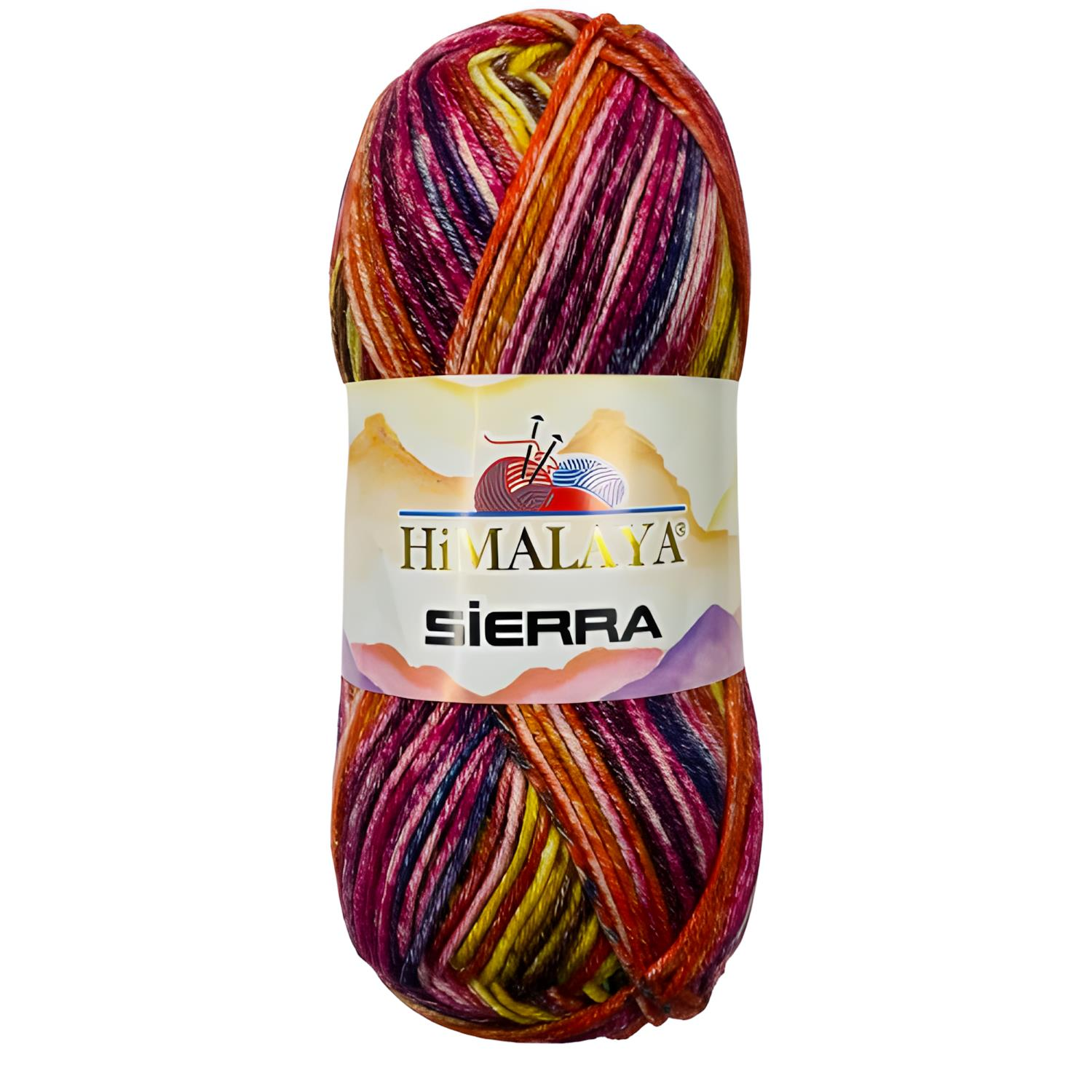 Himalaya Sierra Ebruli Cotton Örgü İpliği 100 gr 20707