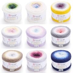 Yarnart Flowers Alpaca El Örgü İpliği 250 gr 411