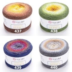 Yarnart Flowers Alpaca El Örgü İpliği 250 gr