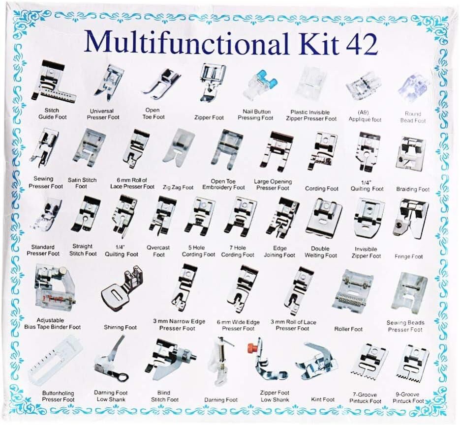 Dikiş Makinesi Ayağı 42 Adetli Set sew42