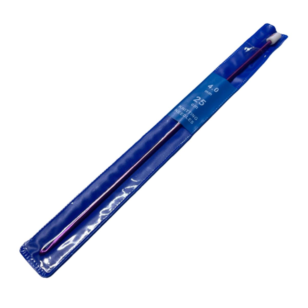 KNNE Renkli Gagalı Şiş 25cm Tığ Şİş Tunus Şişi Tığı knneg25 no 4 mm