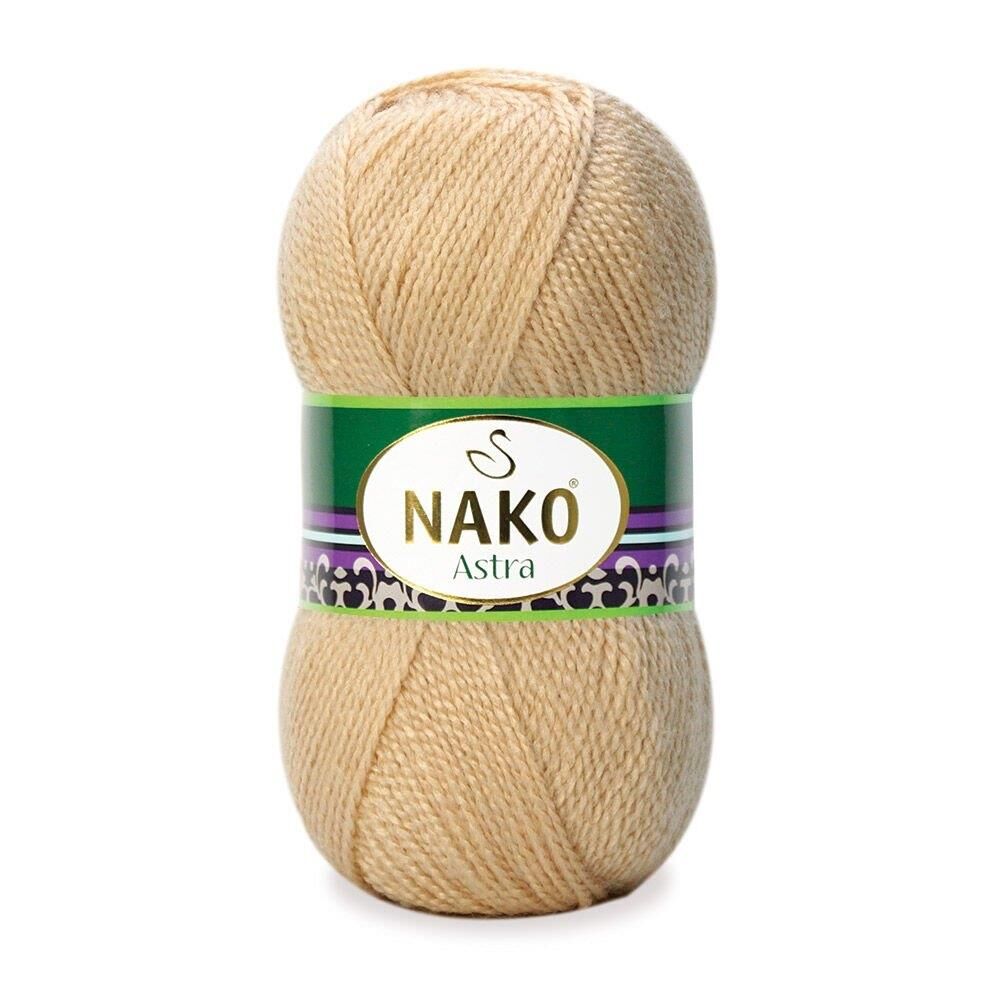 Nako Astra El Örgü İpliği 100 gr 219 Bej