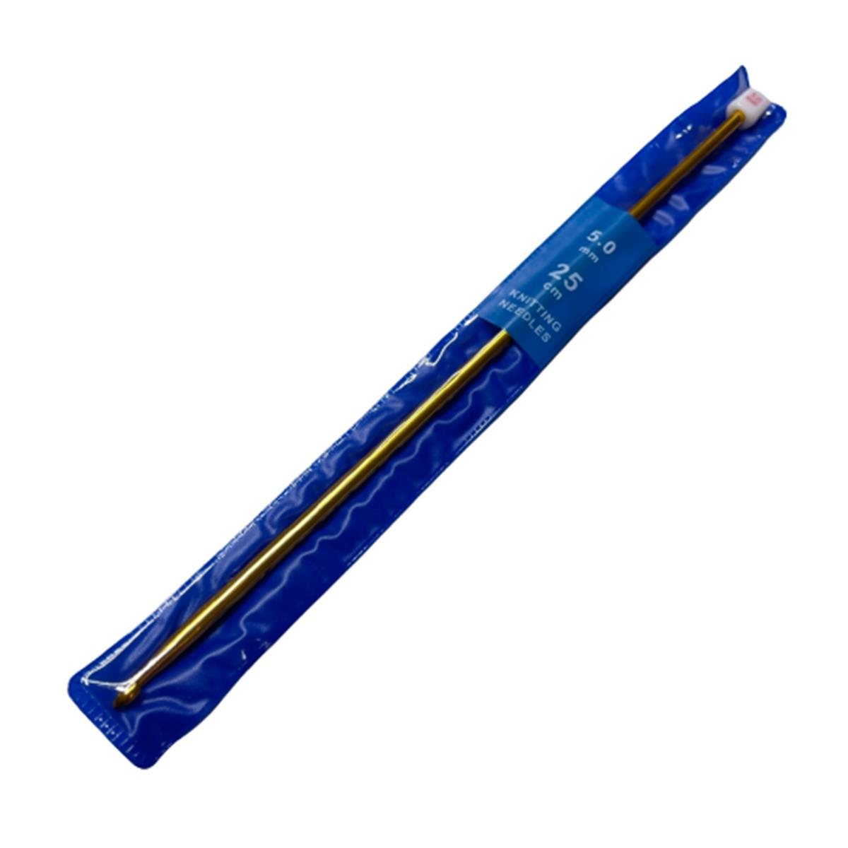 KNNE Renkli Gagalı Şiş 25cm Tığ Şİş Tunus Şişi Tığı knneg25 no 5 mm