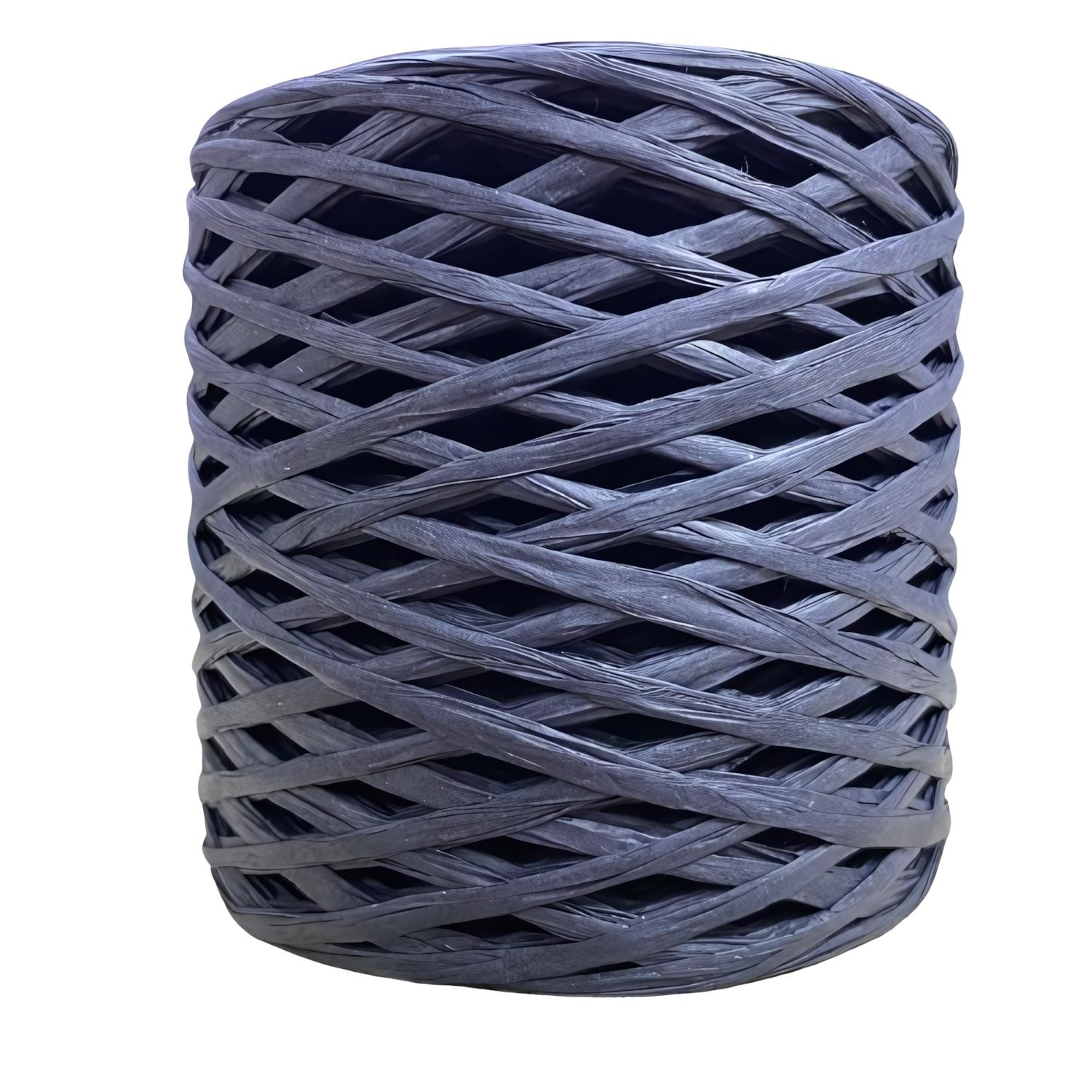 Şık Raffia Rafya Şapka Çanta Kağıt İp 200 gr YZS200 G68 Lacivert
