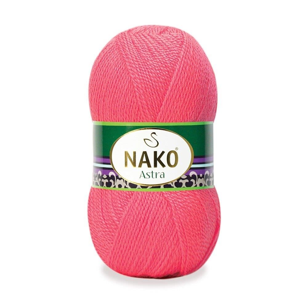 Nako Astra El Örgü İpliği 100 gr 236 Fuşya