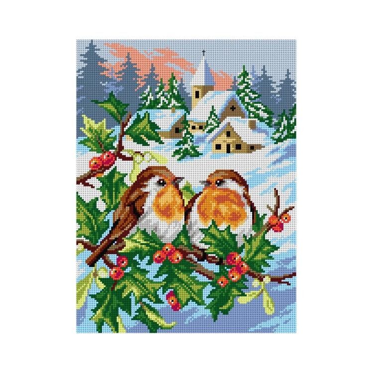 Orchidea Baskılı Goblen Kuşlar 3170 30*40 cm