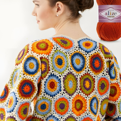 Alize Cotton Gold Pamuk 100gr El Örgü İpi Yünü 57 Bordo