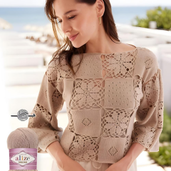 Alize Cotton Gold Pamuk 100gr El Örgü İpi Yünü 57 Bordo