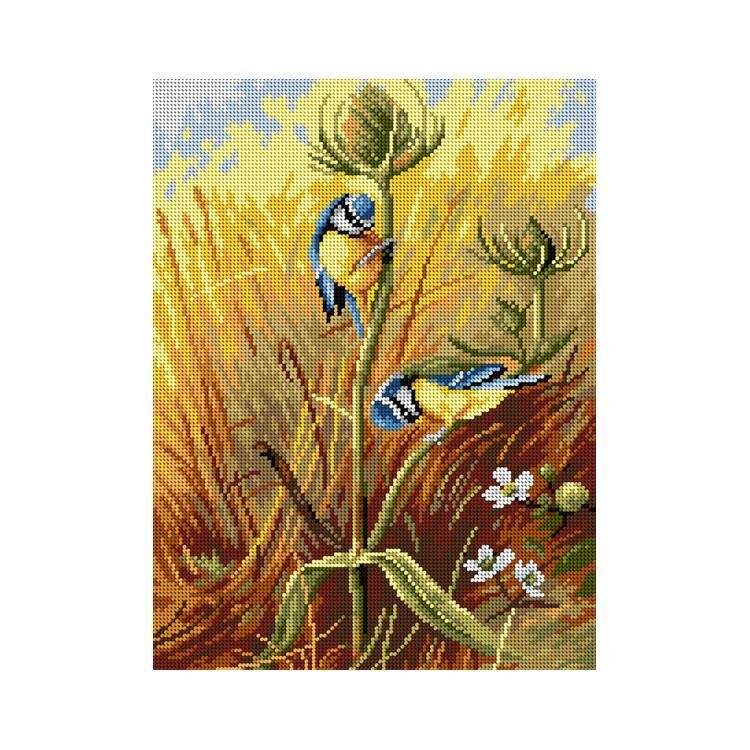 Orchidea Baskılı Goblen Kuşlar 2723 30*40 cm
