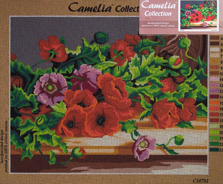 Orchidea Camelia Collection Baskılı Goblen Çiçek C107M 40*50 cm