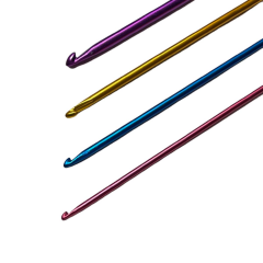 Kartopu Renkli Gagalı Şiş 35cm Tığ Şİş Tunus Şişi Tığı ktsrm35