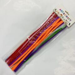 Şönil Chenille Tüylü Çubuk 50 Adet