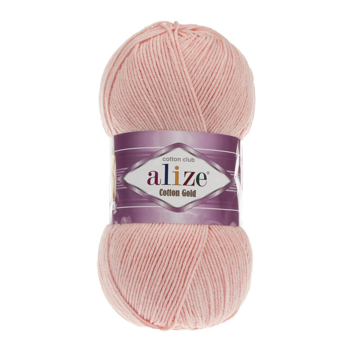Alize Cotton Gold Pamuk 100gr El Örgü İpi Yünü 393 PUDRA PEMBE