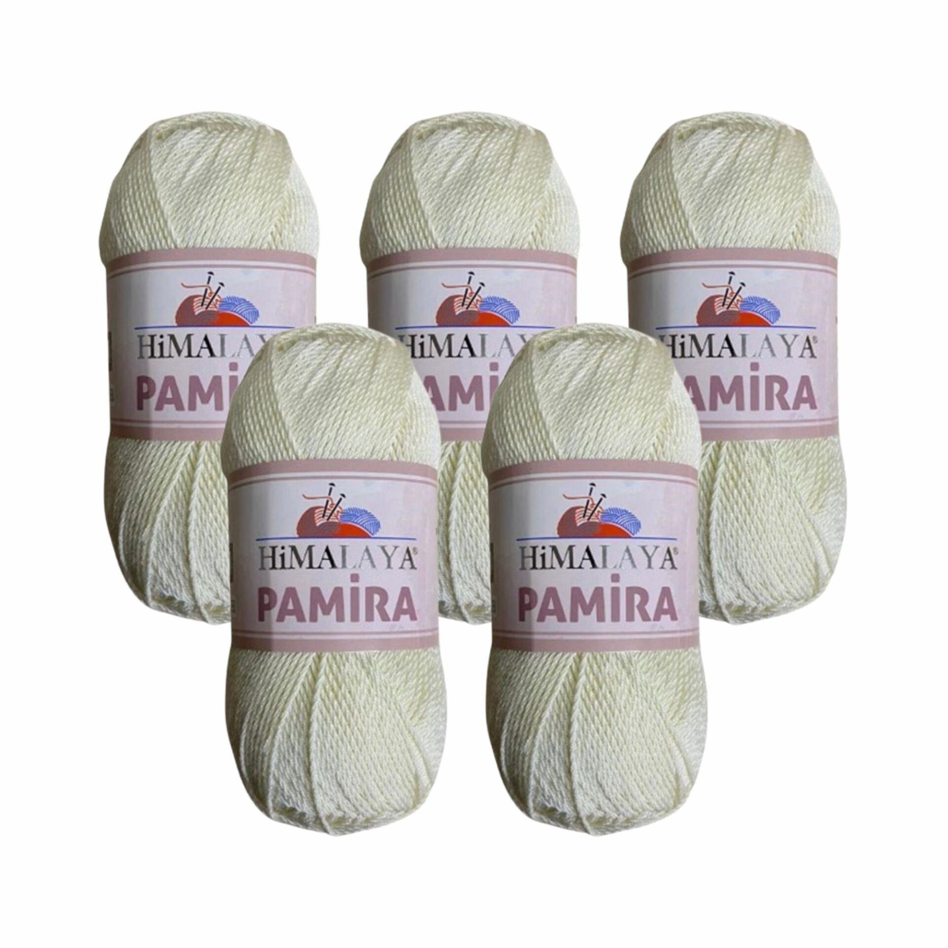 Himalaya Pamira (5 Adet) El Örgü İpliği 5x100 gr 50804 Krem
