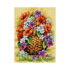 Orchidea Baskılı Goblen Çiçekler 2502 30*40 cm