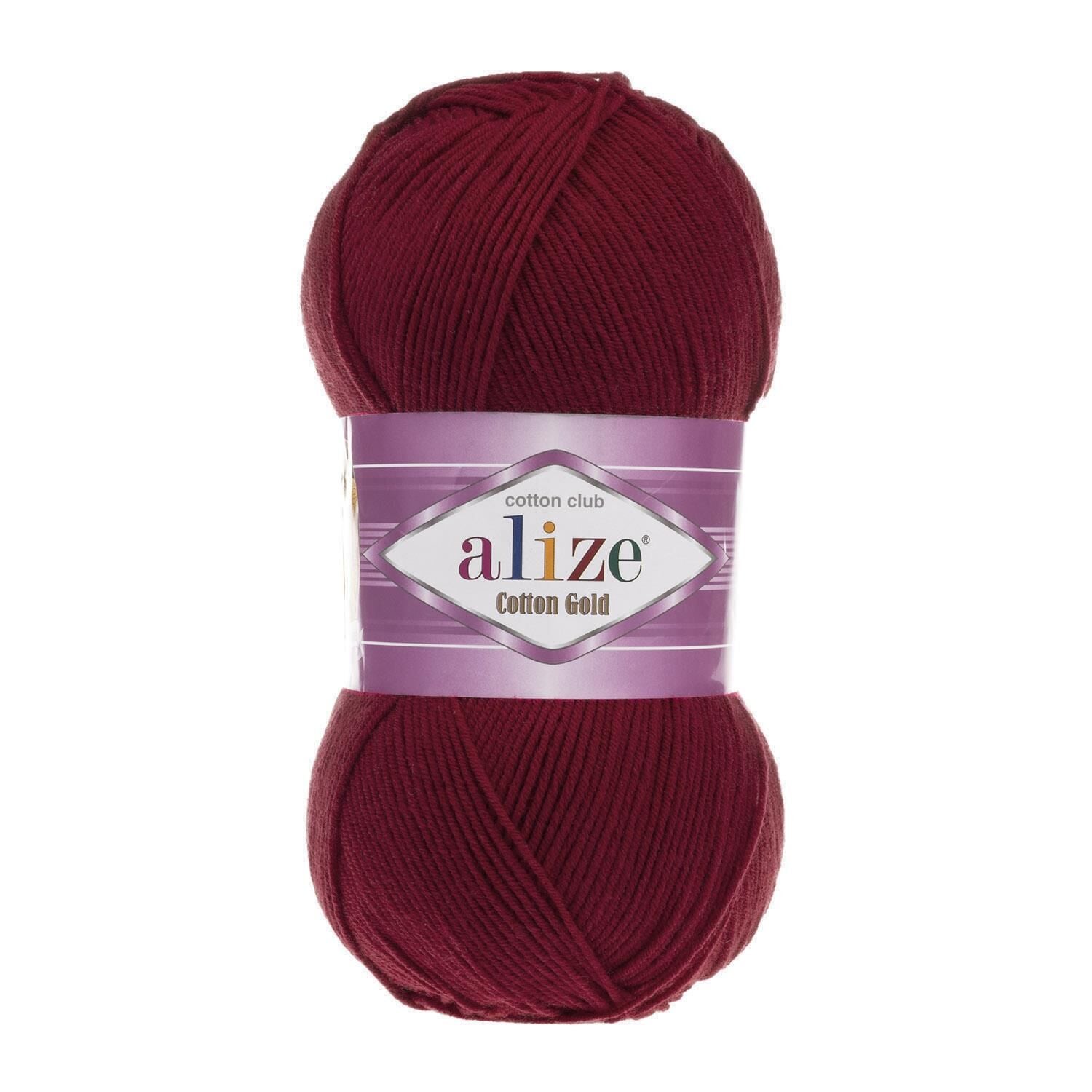 Alize Cotton Gold Pamuk 100gr El Örgü İpi Yünü 390 CHERRY
