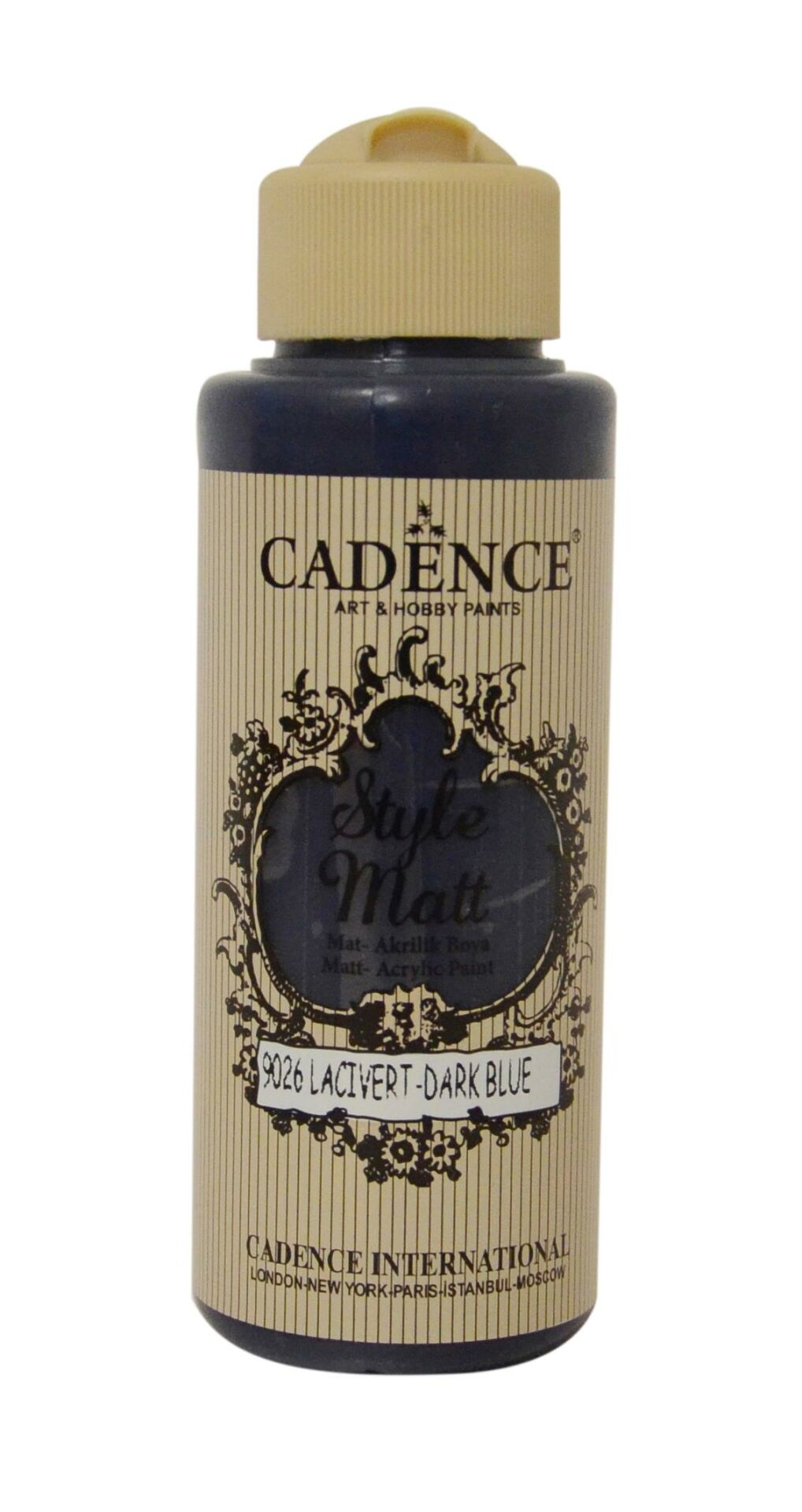 Cadence Style Matt Akrilik Boya 120ml 9026 Lacivert