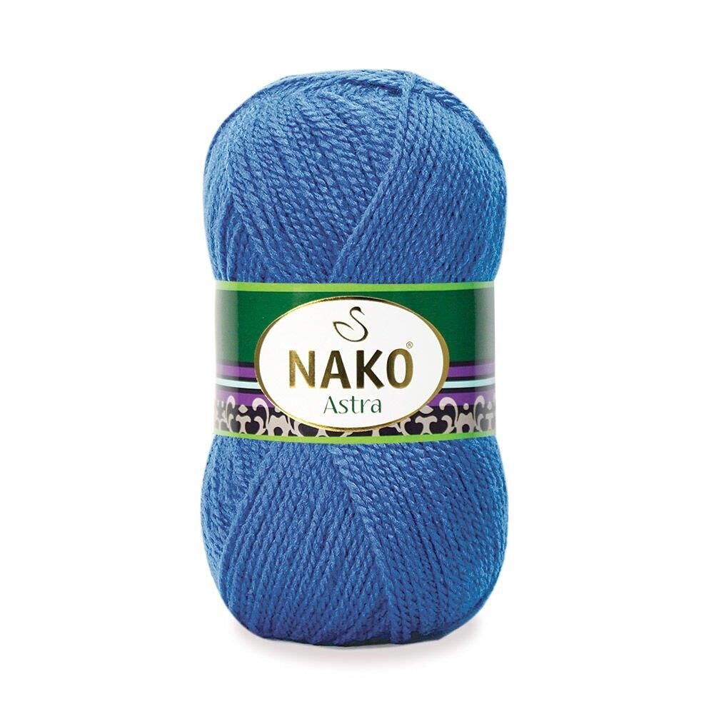 Nako Astra El Örgü İpliği 100 gr 1256 Mavi