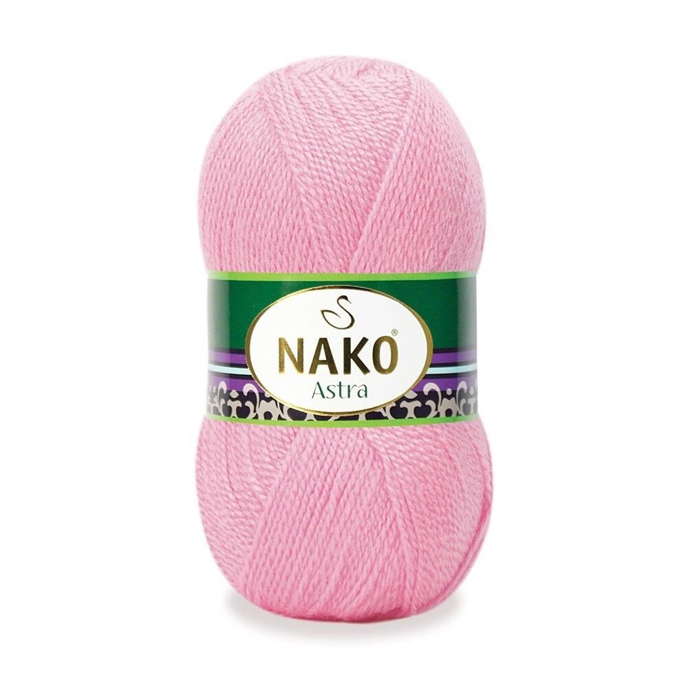 Nako Astra El Örgü İpliği 100 gr 2197 Lizöz Pembe