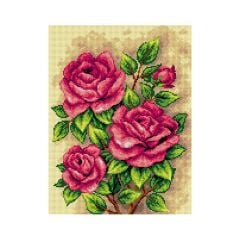 Orchidea Baskılı Goblen Kırmızı Güller 2651 30*40 cm