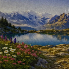 5D Yapışan Boncuk Mozaik Tablo 40*50 cm S12