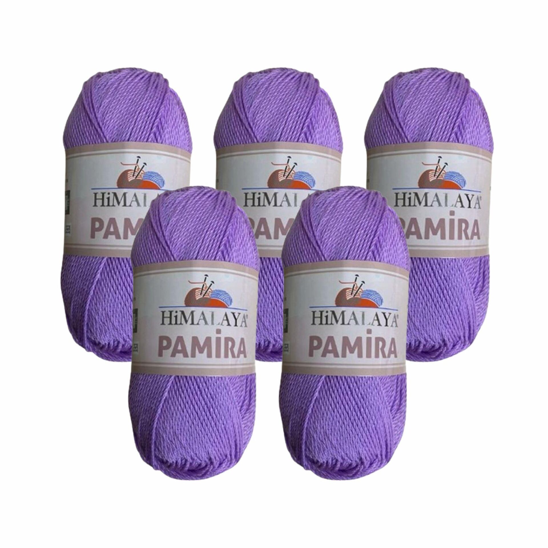 Himalaya Pamira (5 Adet) El Örgü İpliği 5x100 gr 50833 Eflatun
