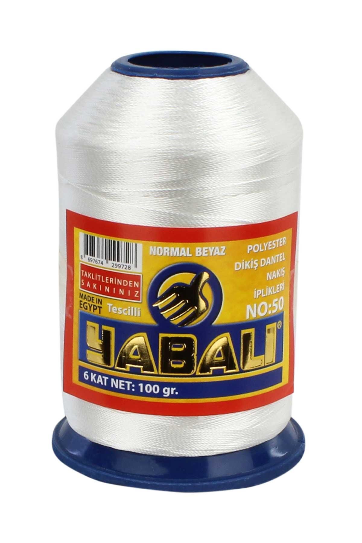 Yabalı Polyester Dikiş Dantel Nakış İplikleri 100 gr