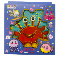 5D Yapışan Boncuk Goblen Mozaik Tablo Pano 15*15 cm Yengeç