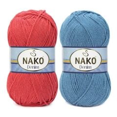 Nako Denim Pamuk Cotton El Örgü İpi 100 gr