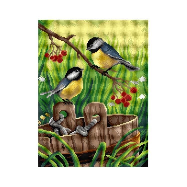 Orchidea Baskılı Goblen Kuşlar 3049 30*40 cm