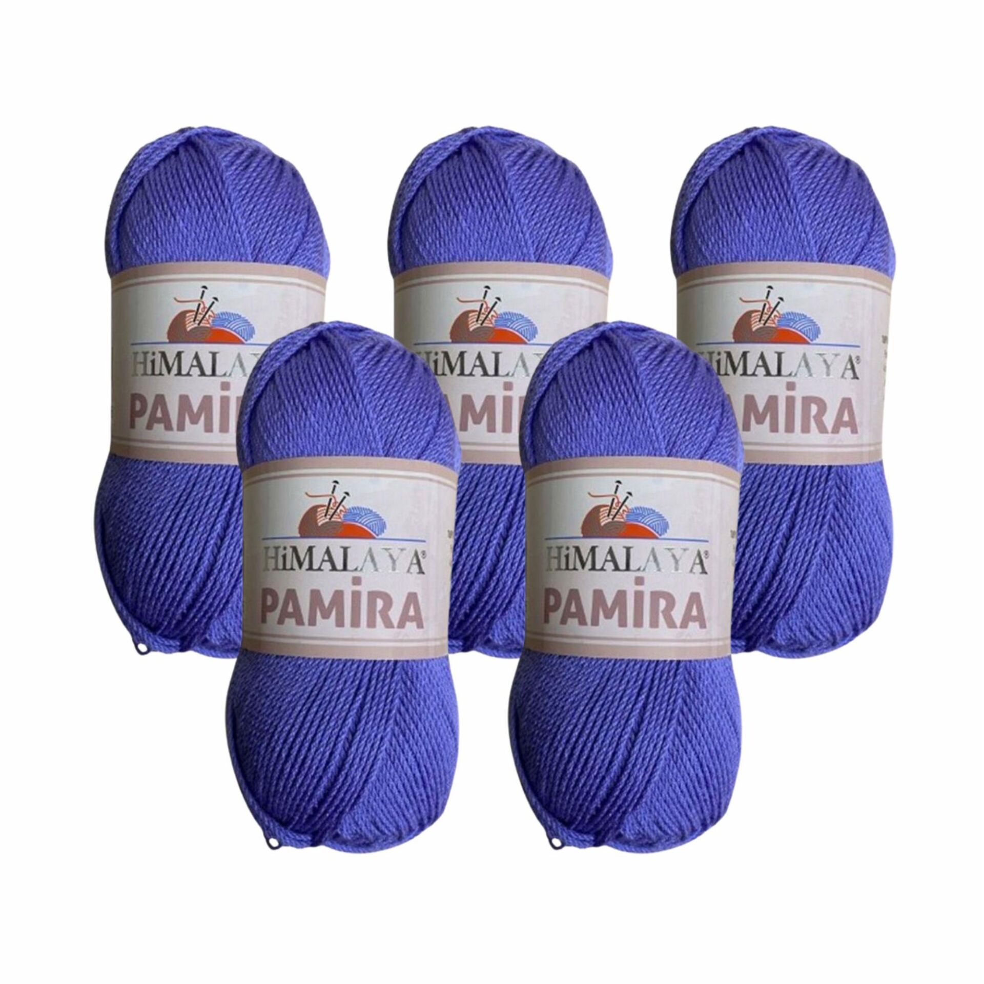 Himalaya Pamira (5 Adet) El Örgü İpliği 5x100 gr 50846 Lavanta
