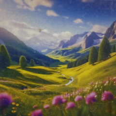 5D Yapışan Boncuk Mozaik Tablo 40*50 cm S16