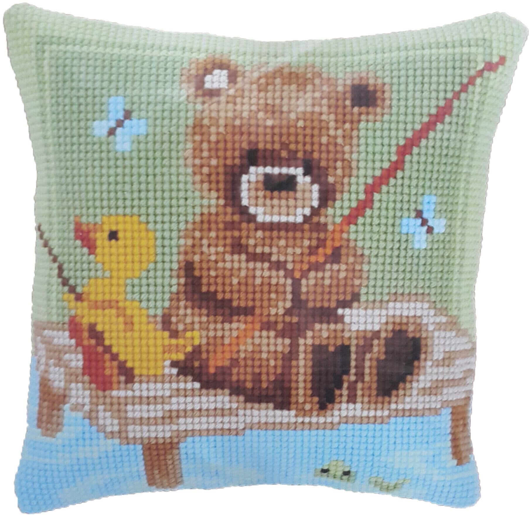 Vervaco Yastık PN 0145223 Ayıcık İşlenecek Goblen Etamin