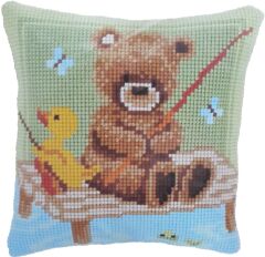 Vervaco Yastık PN 0145223 Ayıcık İşlenecek Goblen Etamin