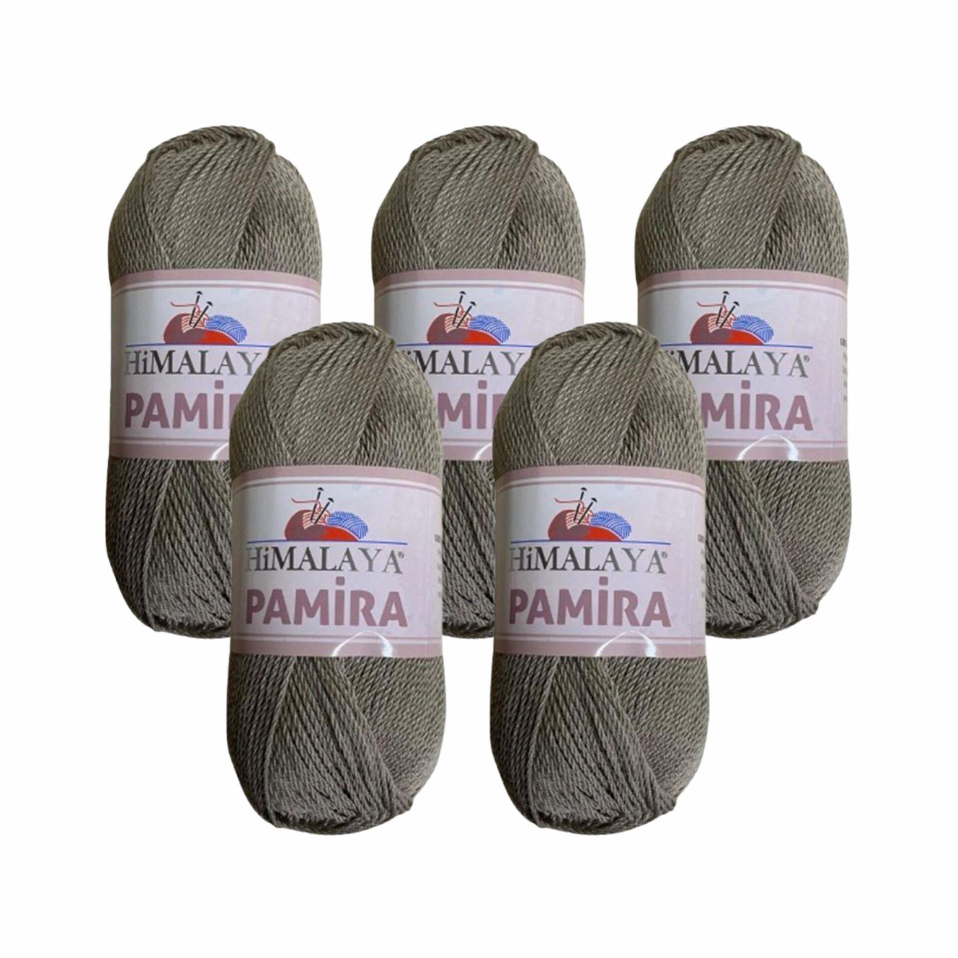 Himalaya Pamira (5 Adet) El Örgü İpliği 5x100 gr 50869 Koyu Bej