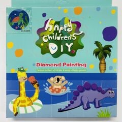 5D Yapışan Boncuk Goblen Mozaik Tablo Pano 16*16 cm Su Kaplumbağası