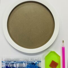 5D Yapışan Boncuk Goblen Mozaik Tablo Pano 16*16 cm Su Kaplumbağası