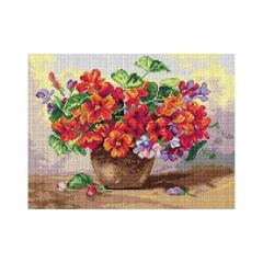 Orchidea Baskılı Goblen Nasturtiums 2847 30*40 cm