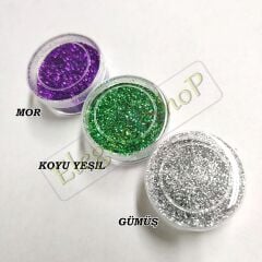 Toz Sim - Minik Yuvarlak Plastik Kutularda Açık Yeşil