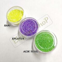 Toz Sim - Minik Yuvarlak Plastik Kutularda Mor