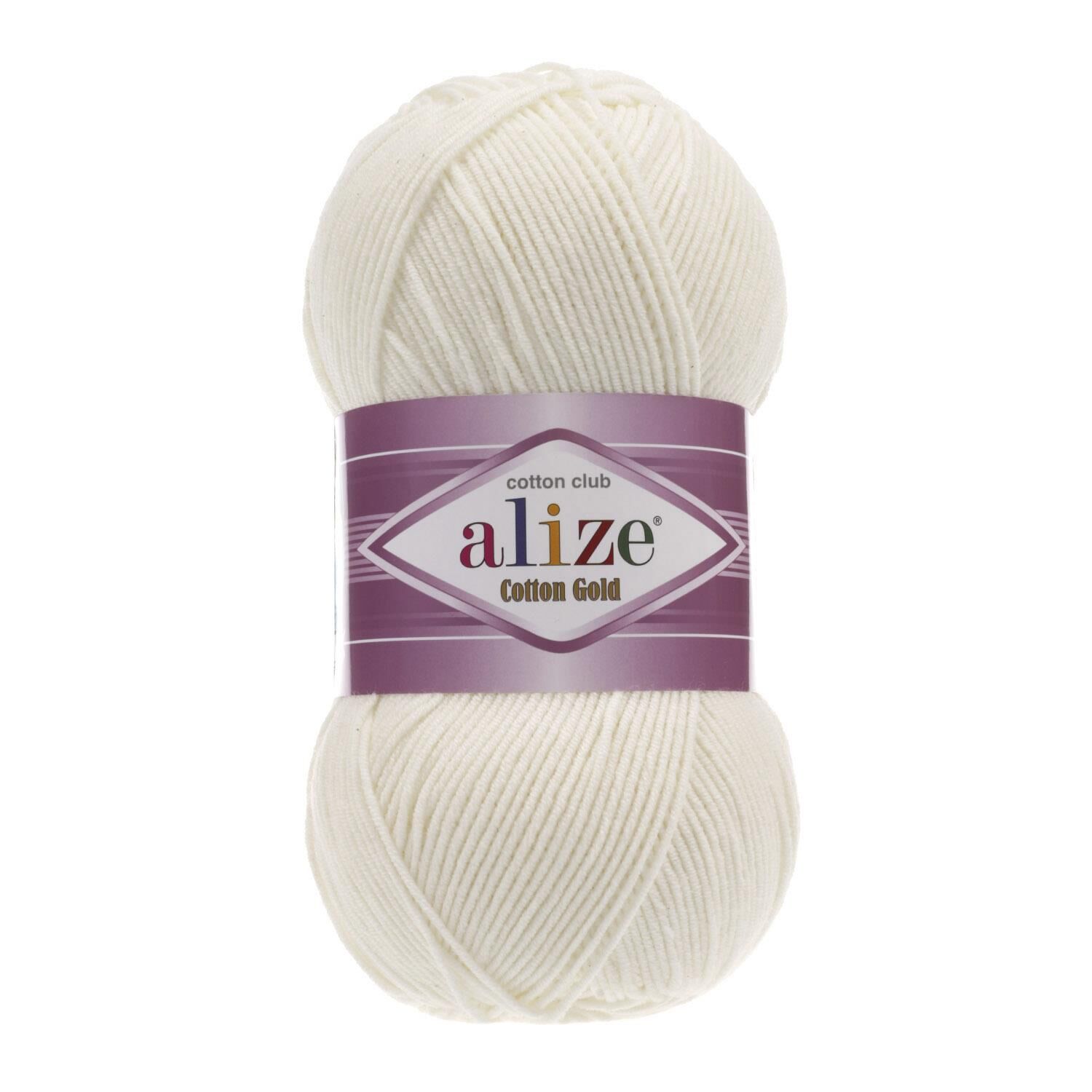 Alize Cotton Gold Pamuk 100gr El Örgü İpi Yünü 62 AÇIK KREM