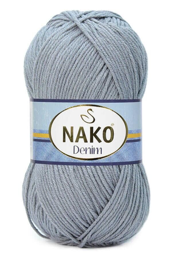 Nako Denim Pamuk Cotton El Örgü İpi 100 gr 11581 Gri