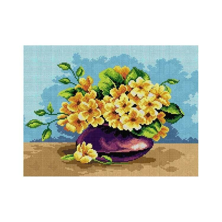 Orchidea Baskılı Goblen Çiçekler 2355 30*40 cm