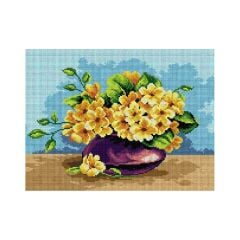 Orchidea Baskılı Goblen Çiçekler 2355 30*40 cm