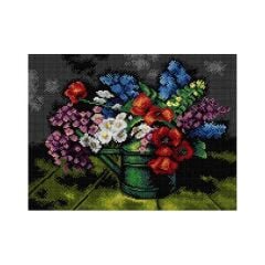 Orchidea Baskılı Goblen Çiçekler 2805 30*40 cm