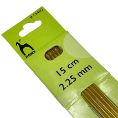 Pony Colour Beş Şiş 15cm Renkli Çorap Şişi no 3,5 mm