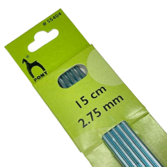 Pony Colour Beş Şiş 15cm Renkli Çorap Şişi no 3,5 mm
