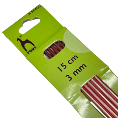 Pony Colour Beş Şiş 15cm Renkli Çorap Şişi